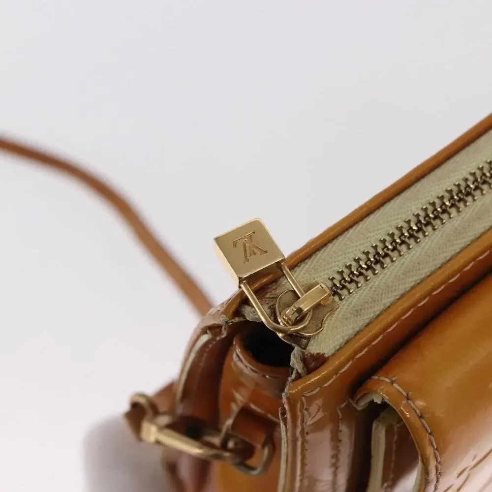 Louis Vuitton Monogram Vernis Motto Pouch Lime Yellow